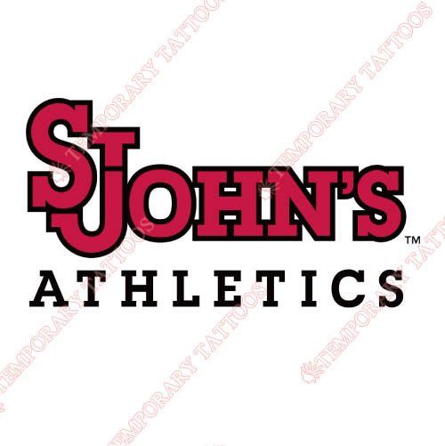 St. Johns Red Storm Customize Temporary Tattoos Stickers NO.6353